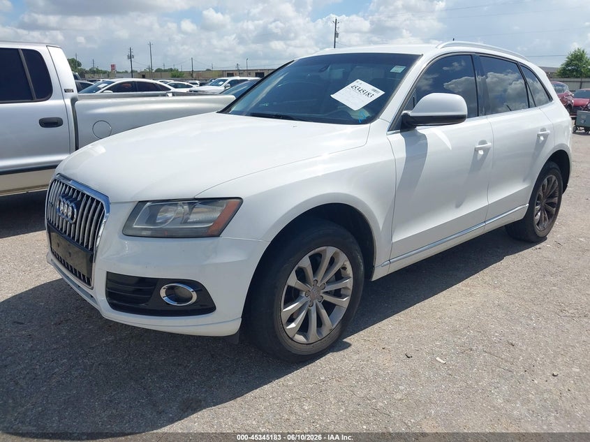 2014 Audi Q5 VIN WA1CFAFP1EA072374 IAAI salvage auction — RIGHT SIDE, Original (Texas), sold $1,200 on 2026-07-15 (photo 2)