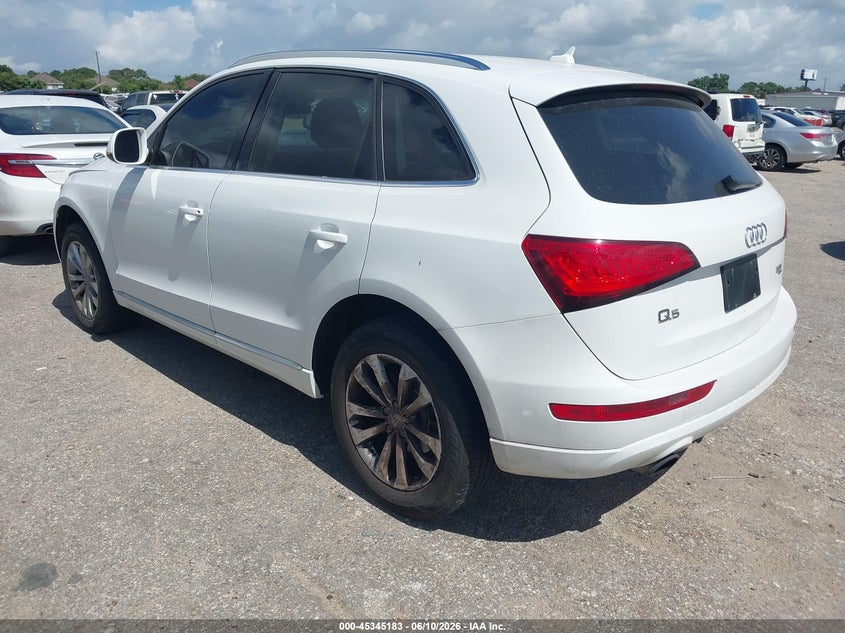 2014 Audi Q5 VIN WA1CFAFP1EA072374 IAAI salvage auction — RIGHT SIDE, Original (Texas), sold $1,200 on 2026-07-15 (photo 3)