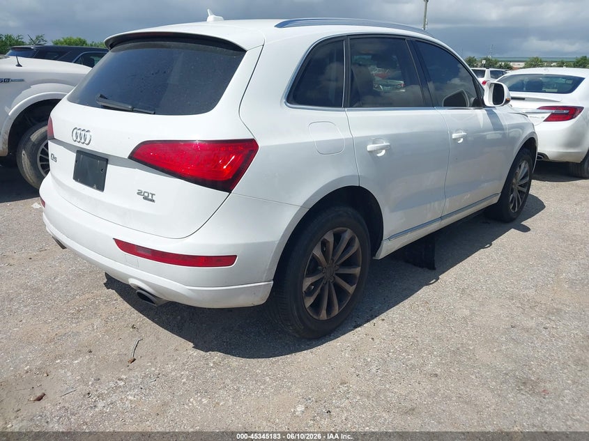 2014 Audi Q5 VIN WA1CFAFP1EA072374 IAAI salvage auction — RIGHT SIDE, Original (Texas), sold $1,200 on 2026-07-15 (photo 4)