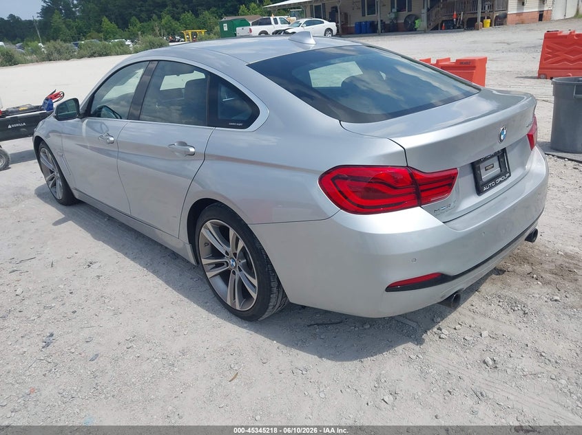 2018 BMW 4er VIN WBA4J5C56JBF07025 IAAI salvage auction — FRONT END, Salvage Title, sold $9,300 on 2026-08-25 (photo 3)
