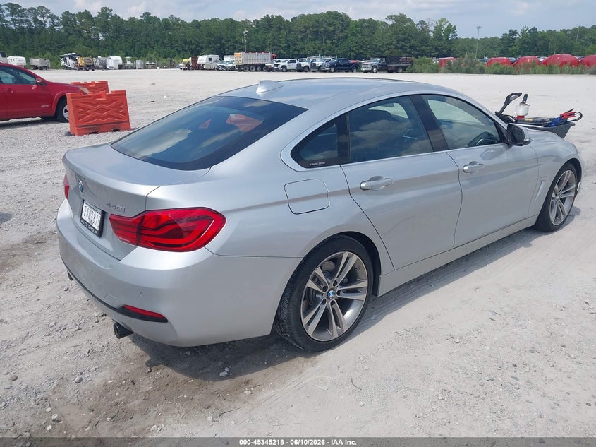 2018 BMW 4er VIN WBA4J5C56JBF07025 IAAI salvage auction — FRONT END, Salvage Title, sold $9,300 on 2026-08-25 (photo 4)