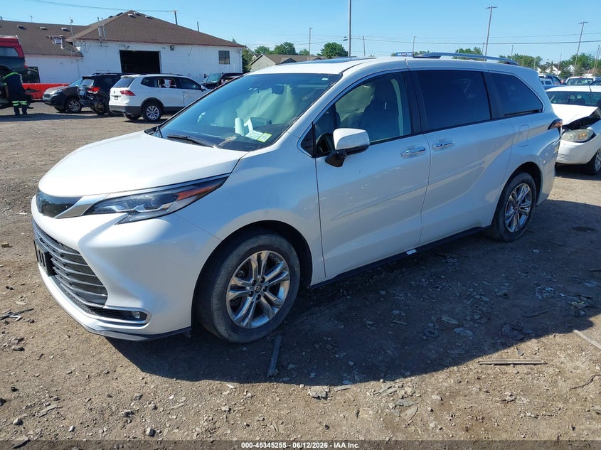 2023 Toyota Sienna VIN 5TDESKFCXPS081285 IAAI salvage auction — RIGHT SIDE, Salvage Title, sold $25,150 on 2026-07-15 (photo 2)