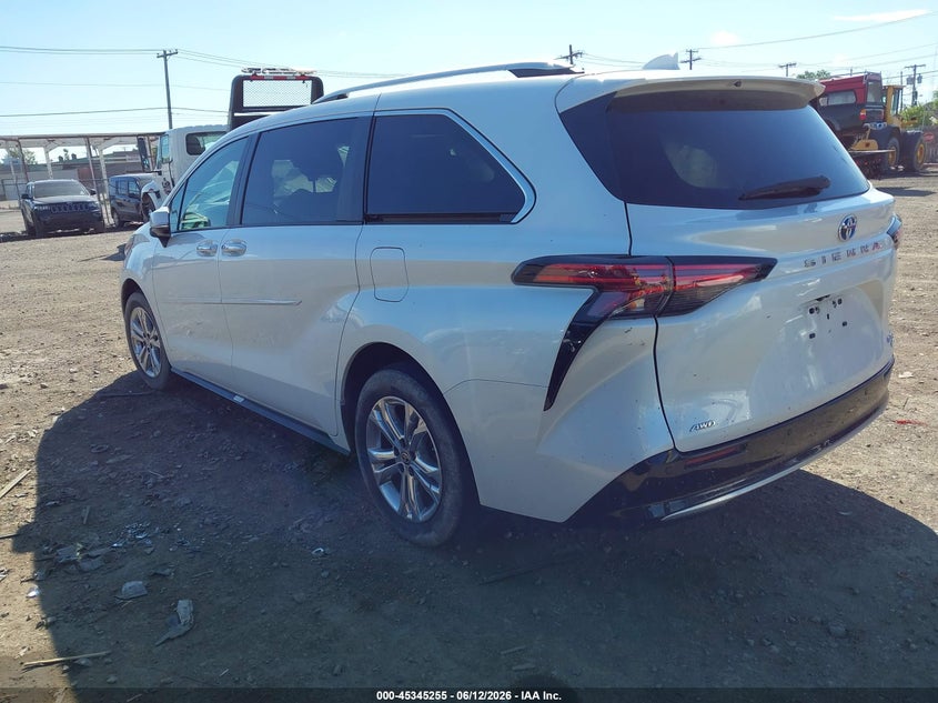2023 Toyota Sienna VIN 5TDESKFCXPS081285 IAAI salvage auction — RIGHT SIDE, Salvage Title, sold $25,150 on 2026-07-15 (photo 3)