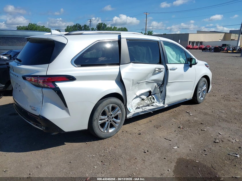 2023 Toyota Sienna VIN 5TDESKFCXPS081285 IAAI salvage auction — RIGHT SIDE, Salvage Title, sold $25,150 on 2026-07-15 (photo 4)