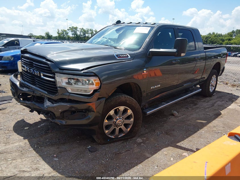 2019 Ram 2500 VIN 3C6UR5ML9KG685209 IAAI salvage auction — FRONT END, Salvage (Tennessee), sold $11,600 on 2026-07-09 (photo 2)