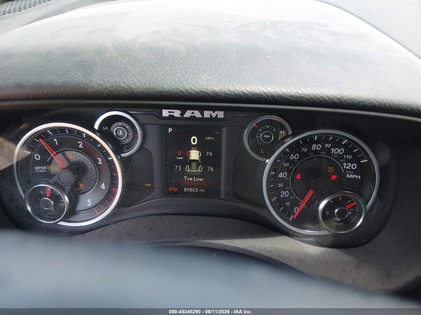 2019 Ram 2500 VIN 3C6UR5ML9KG685209 IAAI salvage auction — FRONT END, Salvage (Tennessee), sold $11,600 on 2026-07-09 (photo 7)