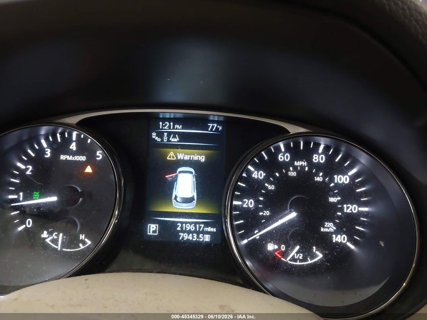 2014 Nissan Rogue VIN 5N1AT2MV7EC819960 IAAI salvage auction — LEFT REAR, Salvage Title, sold $750 on 2026-09-10 (photo 7)