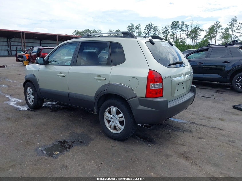 2006 Hyundai Tucson VIN KM8JN72D66U262424 IAAI salvage auction — FRONT END, Rebuildable (Florida), sold $475 on 2026-07-07 (photo 3)