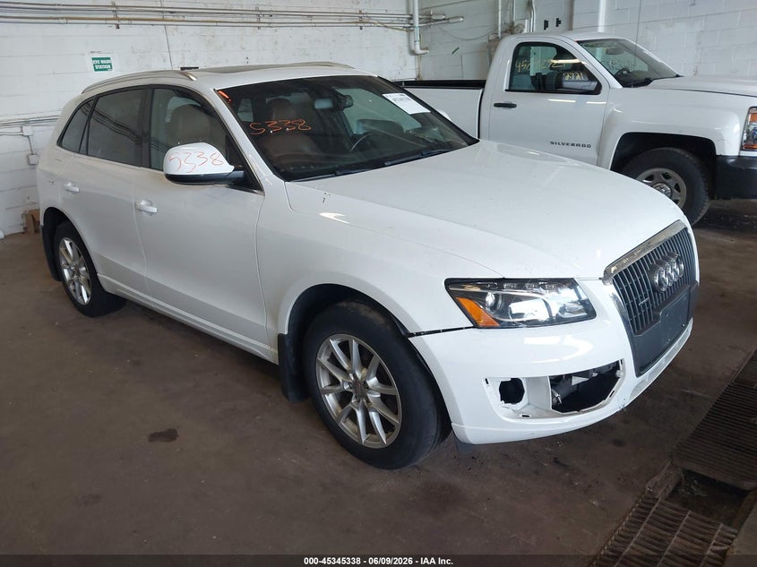 2012 Audi Q5 VIN WA1LFAFP5CA091829 IAAI salvage auction — NORMAL WEAR, Clear (Minnesota), sold $575 on 2026-07-22 (photo 1)
