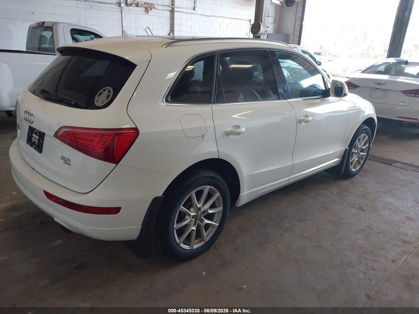 2012 Audi Q5 VIN WA1LFAFP5CA091829 IAAI salvage auction — NORMAL WEAR, Clear (Minnesota), sold $575 on 2026-07-22 (photo 4)