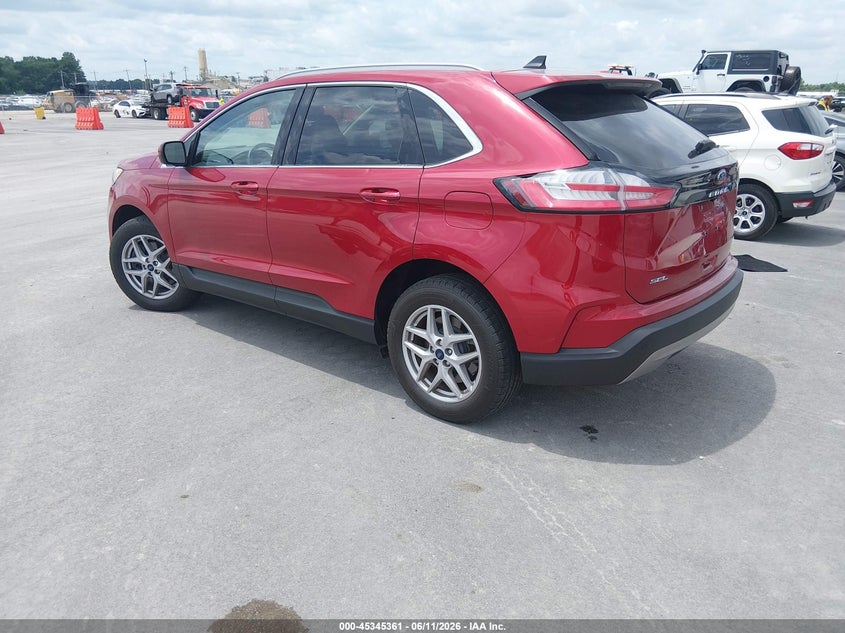2022 Ford Edge VIN 2FMPK4J93NBA85480 IAAI salvage auction — HAIL, Salvage (Illinois), sold $9,900 on 2026-08-18 (photo 3)