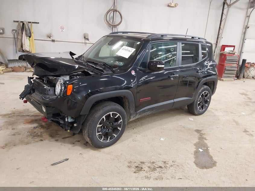 2023 Jeep Renegade VIN ZACNJDC16PPP25960 IAAI salvage auction — FRONT END, Salvage (Pennsylvania), sold $25 on 2026-07-30 (photo 2)