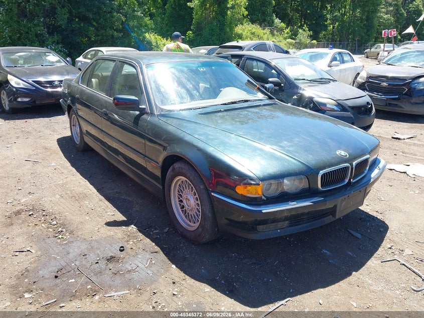 2000 BMW 7 series VIN WBAGH8341YDP13348 IAAI salvage auction — NORMAL WEAR, Clear (New York), sold $575 on 2026-07-28 (photo 1)