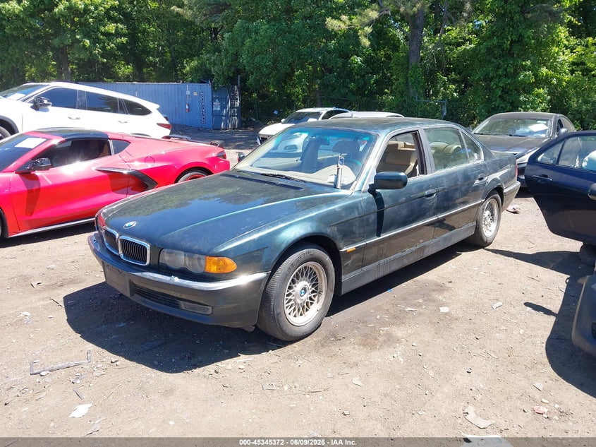 2000 BMW 7 series VIN WBAGH8341YDP13348 IAAI salvage auction — NORMAL WEAR, Clear (New York), sold $575 on 2026-07-28 (photo 2)