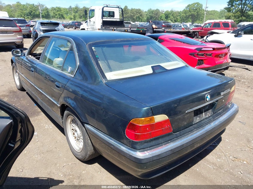 2000 BMW 7 series VIN WBAGH8341YDP13348 IAAI salvage auction — NORMAL WEAR, Clear (New York), sold $575 on 2026-07-28 (photo 3)