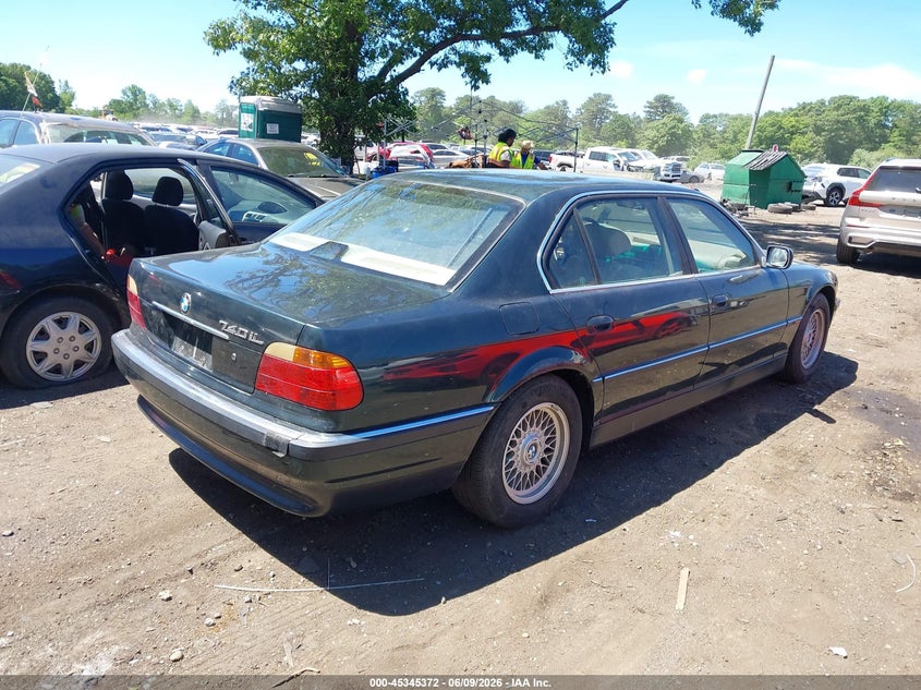 2000 BMW 7 series VIN WBAGH8341YDP13348 IAAI salvage auction — NORMAL WEAR, Clear (New York), sold $575 on 2026-07-28 (photo 4)