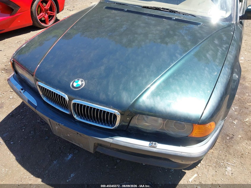 2000 BMW 7 series VIN WBAGH8341YDP13348 IAAI salvage auction — NORMAL WEAR, Clear (New York), sold $575 on 2026-07-28 (photo 6)