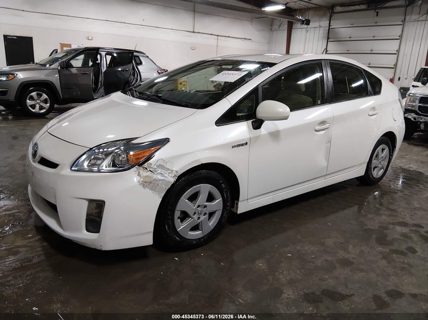2011 Toyota Prius VIN JTDKN3DU4B5328732 IAAI salvage auction — FRONT END, Salvage (Iowa), sold $1,600 on 2026-08-01 (photo 2)