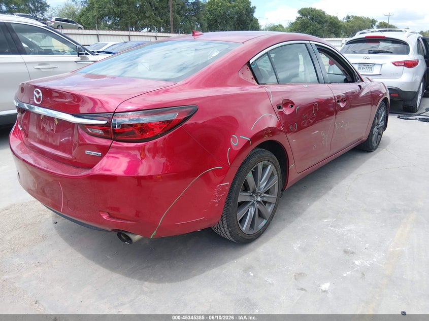 2019 Mazda 6 VIN JM1GL1TY1K1502171 IAAI salvage auction — FRONT END, Original (Texas), sold $6,725 on 2026-07-28 (photo 4)