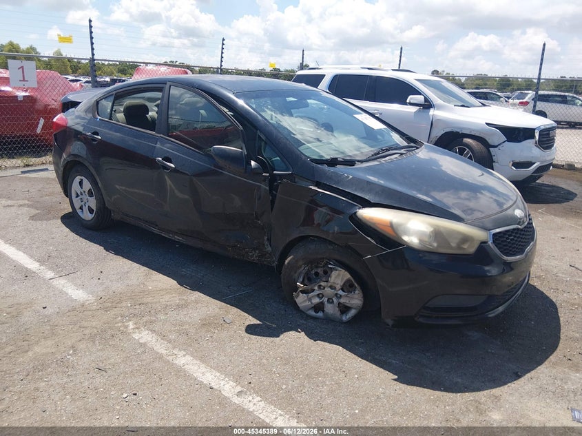 2014 Kia Forte VIN KNAFK4A69E5145463 IAAI salvage auction — RIGHT SIDE, Salvage (Louisiana), sold $475 on 2026-07-20 (photo 1)