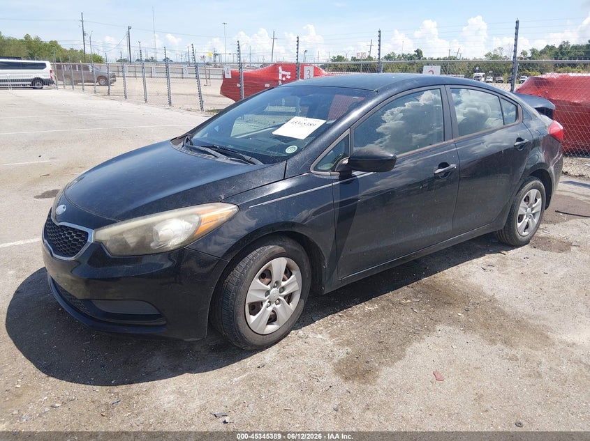 2014 Kia Forte VIN KNAFK4A69E5145463 IAAI salvage auction — RIGHT SIDE, Salvage (Louisiana), sold $475 on 2026-07-20 (photo 2)