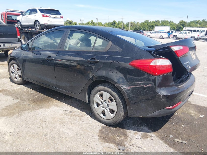 2014 Kia Forte VIN KNAFK4A69E5145463 IAAI salvage auction — RIGHT SIDE, Salvage (Louisiana), sold $475 on 2026-07-20 (photo 3)