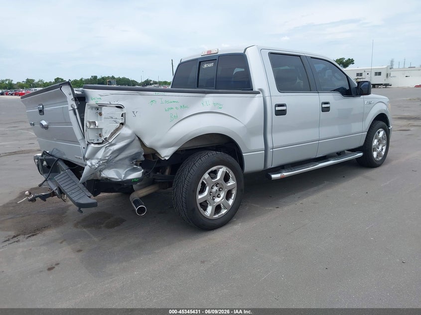 2013 Ford F-150 VIN 1FTFW1CF5DKE43205 IAAI salvage auction — REAR END, Rebuildable (Florida), sold $3,000 on 2026-07-10 (photo 4)