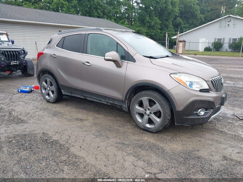2014 Buick Encore VIN KL4CJGSB1EB785958 IAAI salvage auction — Unknown, Wait Title, sold $800 on 2026-09-02 (photo 1)