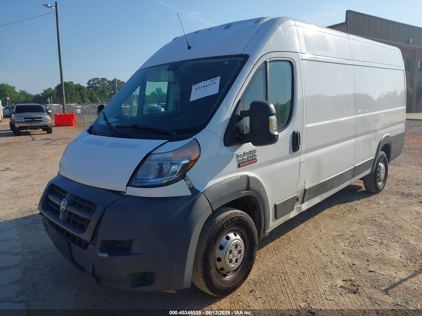 2017 Ram Promaster city VIN 3C6URVJG7HE537104 IAAI salvage auction — FRONT END, Salvage (North Carolina), sold $2,050 on 2026-07-09 (photo 2)