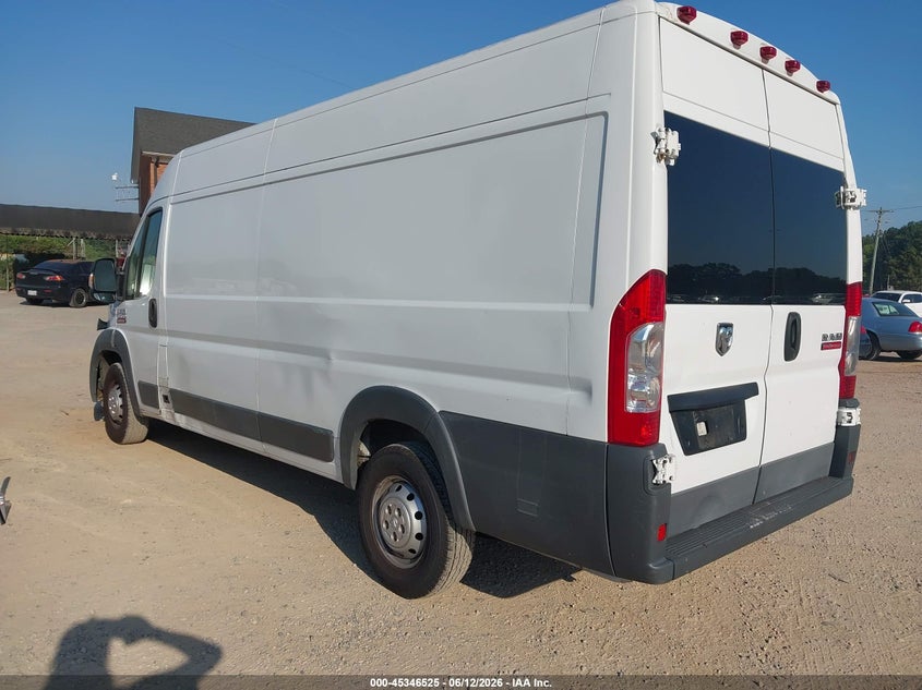 2017 Ram Promaster city VIN 3C6URVJG7HE537104 IAAI salvage auction — FRONT END, Salvage (North Carolina), sold $2,050 on 2026-07-09 (photo 3)