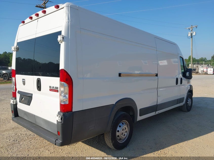 2017 Ram Promaster city VIN 3C6URVJG7HE537104 IAAI salvage auction — FRONT END, Salvage (North Carolina), sold $2,050 on 2026-07-09 (photo 4)