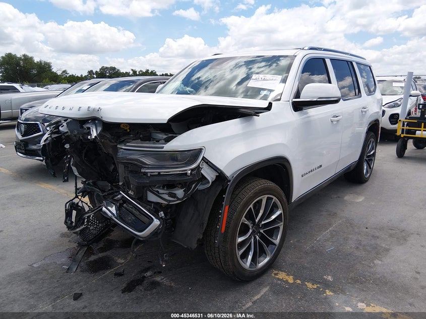 2022 Jeep Grand wagoneer VIN 1C4SJVDT7NS226961 IAAI salvage auction — FRONT END, Original (Texas), sold $7,500 on 2026-09-02 (photo 2)