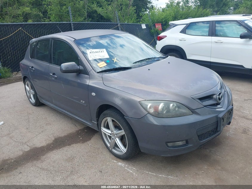 2008 Mazda 3 VIN JM1BK344181151503 IAAI salvage auction — FRONT END, Salvage (Missouri), sold $475 on 2026-07-22 (photo 1)