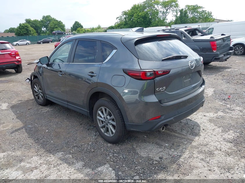 2023 Mazda Cx-5 VIN JM3KFBCM8P0206511 IAAI salvage auction — FRONT END, Salvage (Pennsylvania), sold $3,900 on 2026-07-17 (photo 3)