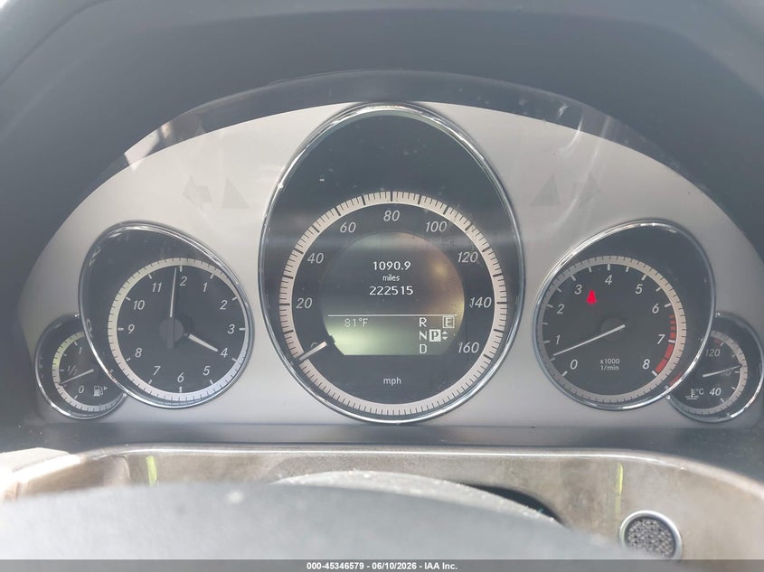 2011 Mercedes-benz E-class VIN WDDHF8HB2BA430072 IAAI salvage auction — FRONT END, Repossession Paperwork (South Carolina), sold $1,225 on 2026-08-12 (photo 7)