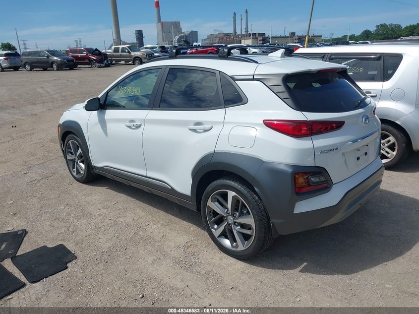 2021 Hyundai Kona VIN KM8K3CA54MU674836 IAAI salvage auction — FRONT END, Salvage Title, sold $4,850 on 2026-07-29 (photo 3)