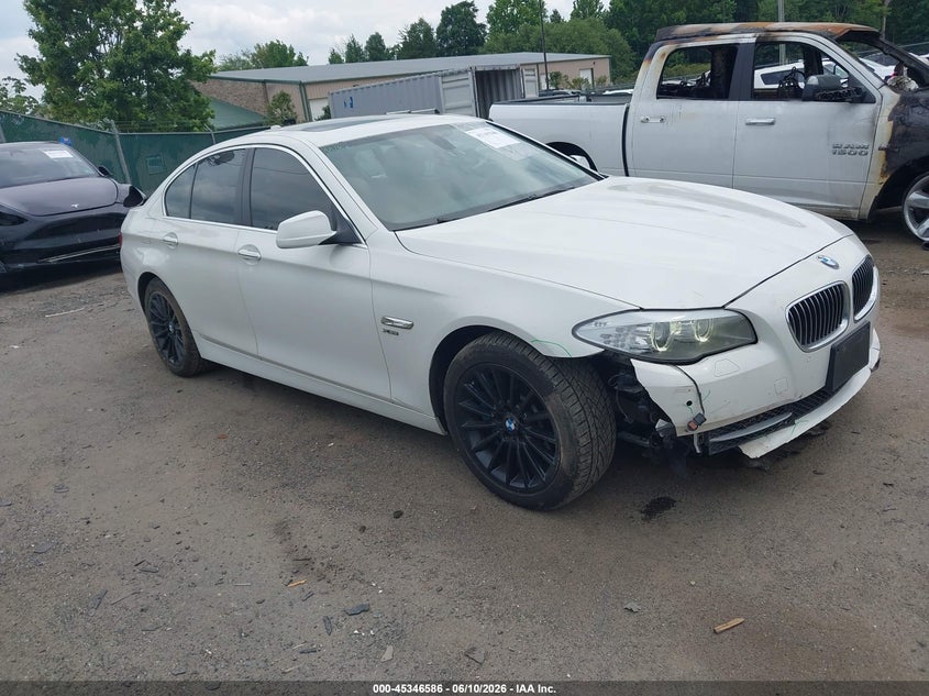 2012 BMW 5er VIN WBAFU7C56CDU58277 IAAI salvage auction — FRONT END, Clear (Virginia), sold $1,200 on 2026-07-13 (photo 1)
