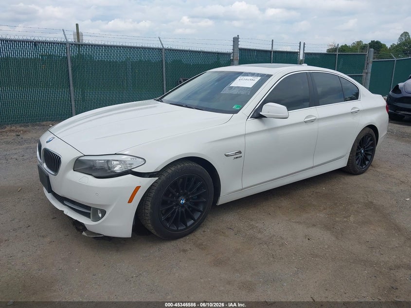 2012 BMW 5er VIN WBAFU7C56CDU58277 IAAI salvage auction — FRONT END, Clear (Virginia), sold $1,200 on 2026-07-13 (photo 2)