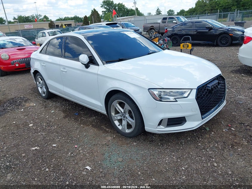 2017 Audi A3 VIN WAUAUGFF5H1062932 IAAI salvage auction — REAR END, Salvage (Ohio), sold $3,125 on 2026-07-08 (photo 1)
