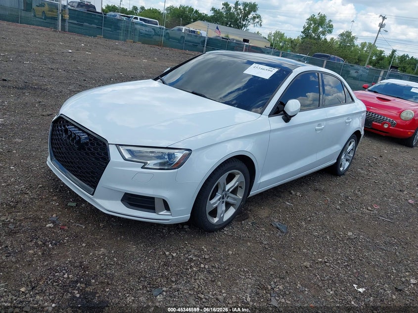 2017 Audi A3 VIN WAUAUGFF5H1062932 IAAI salvage auction — REAR END, Salvage (Ohio), sold $3,125 on 2026-07-08 (photo 2)