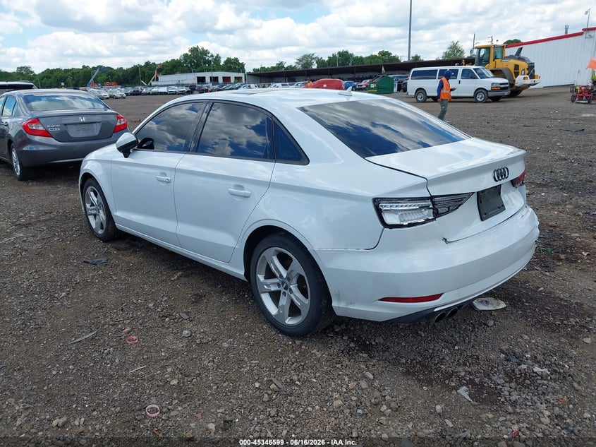 2017 Audi A3 VIN WAUAUGFF5H1062932 IAAI salvage auction — REAR END, Salvage (Ohio), sold $3,125 on 2026-07-08 (photo 3)