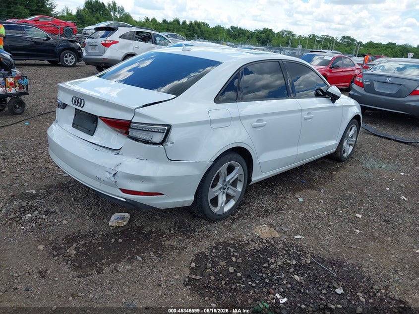 2017 Audi A3 VIN WAUAUGFF5H1062932 IAAI salvage auction — REAR END, Salvage (Ohio), sold $3,125 on 2026-07-08 (photo 4)