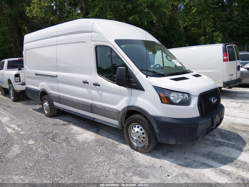 2023 Ford Transit-250 VIN 1FTBR3U8XPKB38207 IAAI salvage auction — REAR END, Enterprise Vehicles Clear Only (Virginia), sold $25,500 on 2026-07-07 (photo 1)