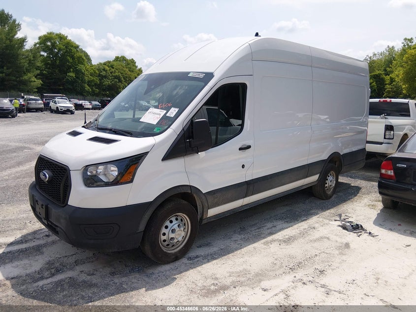 2023 Ford Transit-250 VIN 1FTBR3U8XPKB38207 IAAI salvage auction — REAR END, Enterprise Vehicles Clear Only (Virginia), sold $25,500 on 2026-07-07 (photo 2)