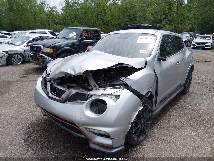 2015 Nissan Juke VIN JN8AF5MV2FT563004 IAAI salvage auction — FRONT END, Salvage (Ohio), sold $1,200 on 2026-07-07 (photo 2)