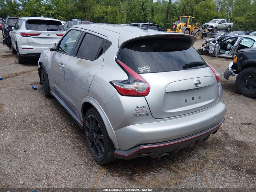 2015 Nissan Juke VIN JN8AF5MV2FT563004 IAAI salvage auction — FRONT END, Salvage (Ohio), sold $1,200 on 2026-07-07 (photo 3)