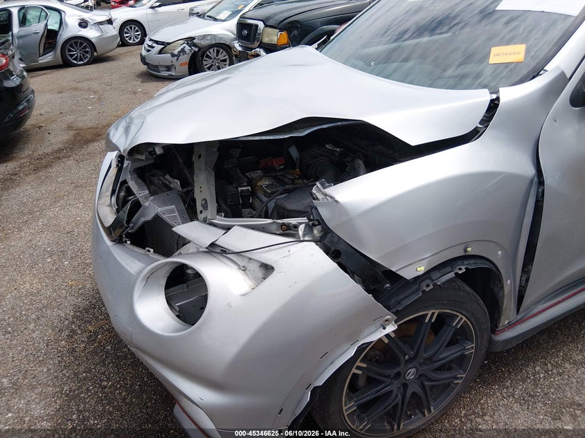 2015 Nissan Juke VIN JN8AF5MV2FT563004 IAAI salvage auction — FRONT END, Salvage (Ohio), sold $1,200 on 2026-07-07 (photo 6)