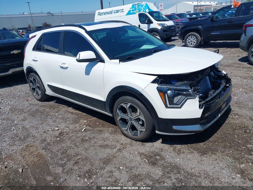 2024 Kia Niro VIN KNDCR3LE7R5172151 IAAI salvage auction — FRONT END, Salvage (Florida), sold $8,600 on 2026-07-22 (photo 1)