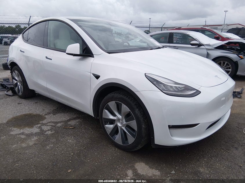 2022 Tesla Model y VIN 7SAYGDEE1NF313094 IAAI salvage auction — REAR END, Salvage (Louisiana), sold $12,600 on 2026-07-15 (photo 1)