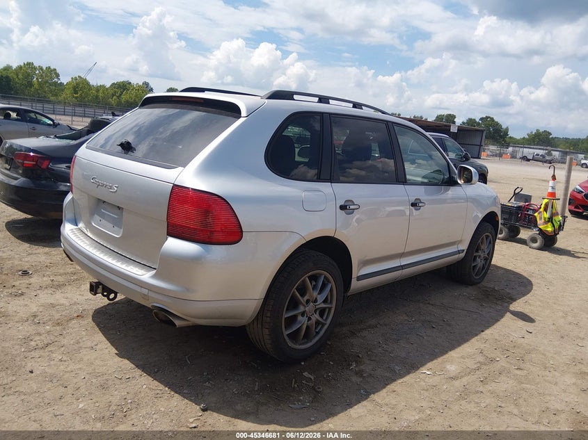 2006 Porsche Cayenne VIN WP1AB29P86LA62455 IAAI salvage auction — FRONT END, Clear (Tennessee), sold $700 on 2026-07-29 (photo 4)